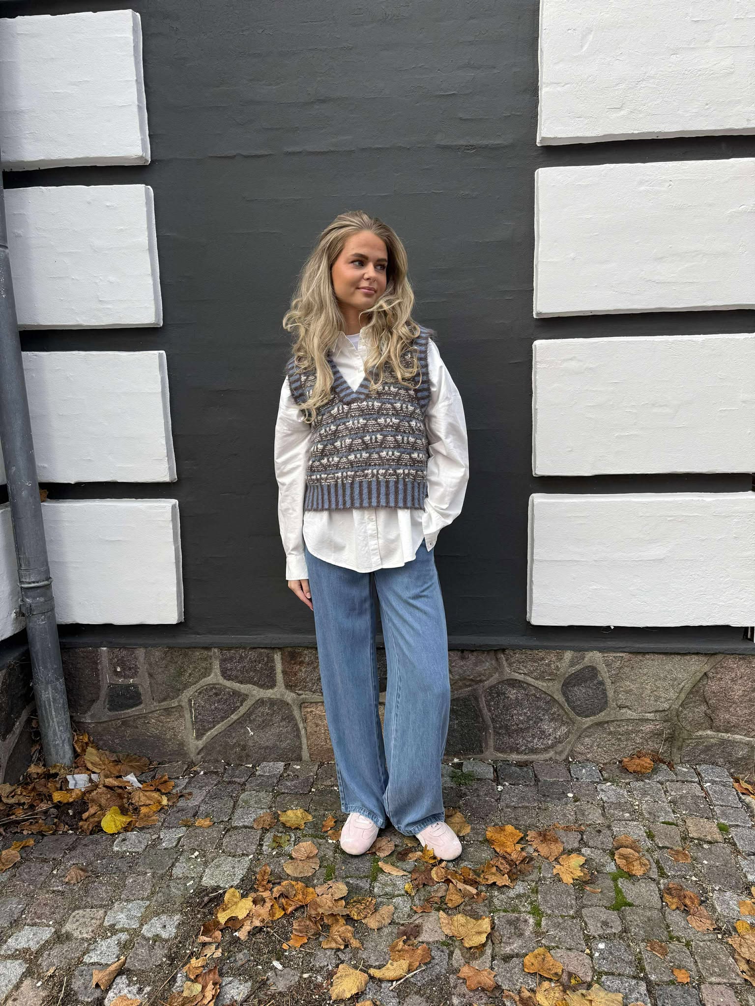 OBJNUNU Knit Waistcoat - Baby Lavender